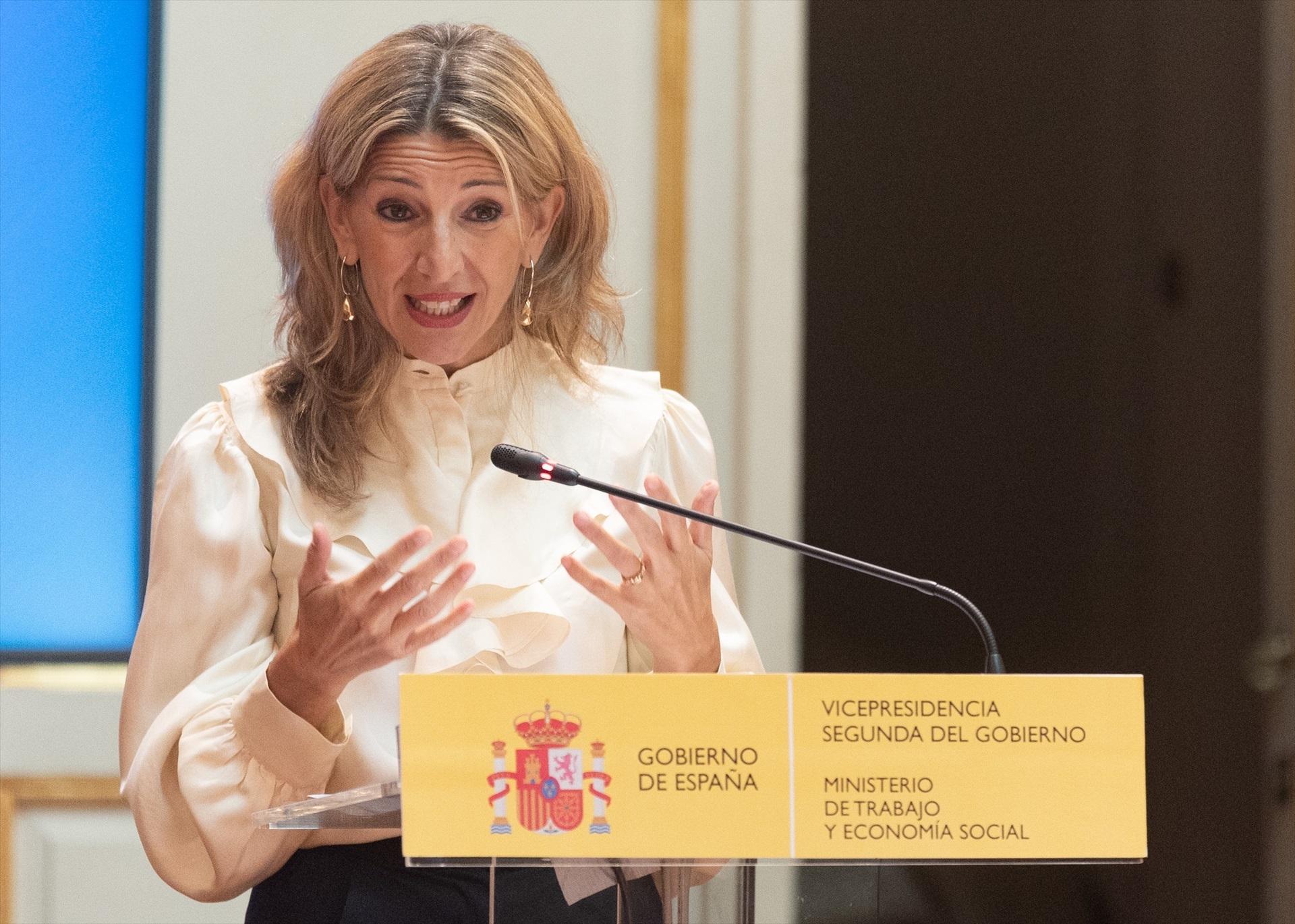 La vicepresidenta segunda del Gobierno y ministra de Trabajo y Economía Social, Yolanda Díaz. -Eduardo Parra / Europa Press