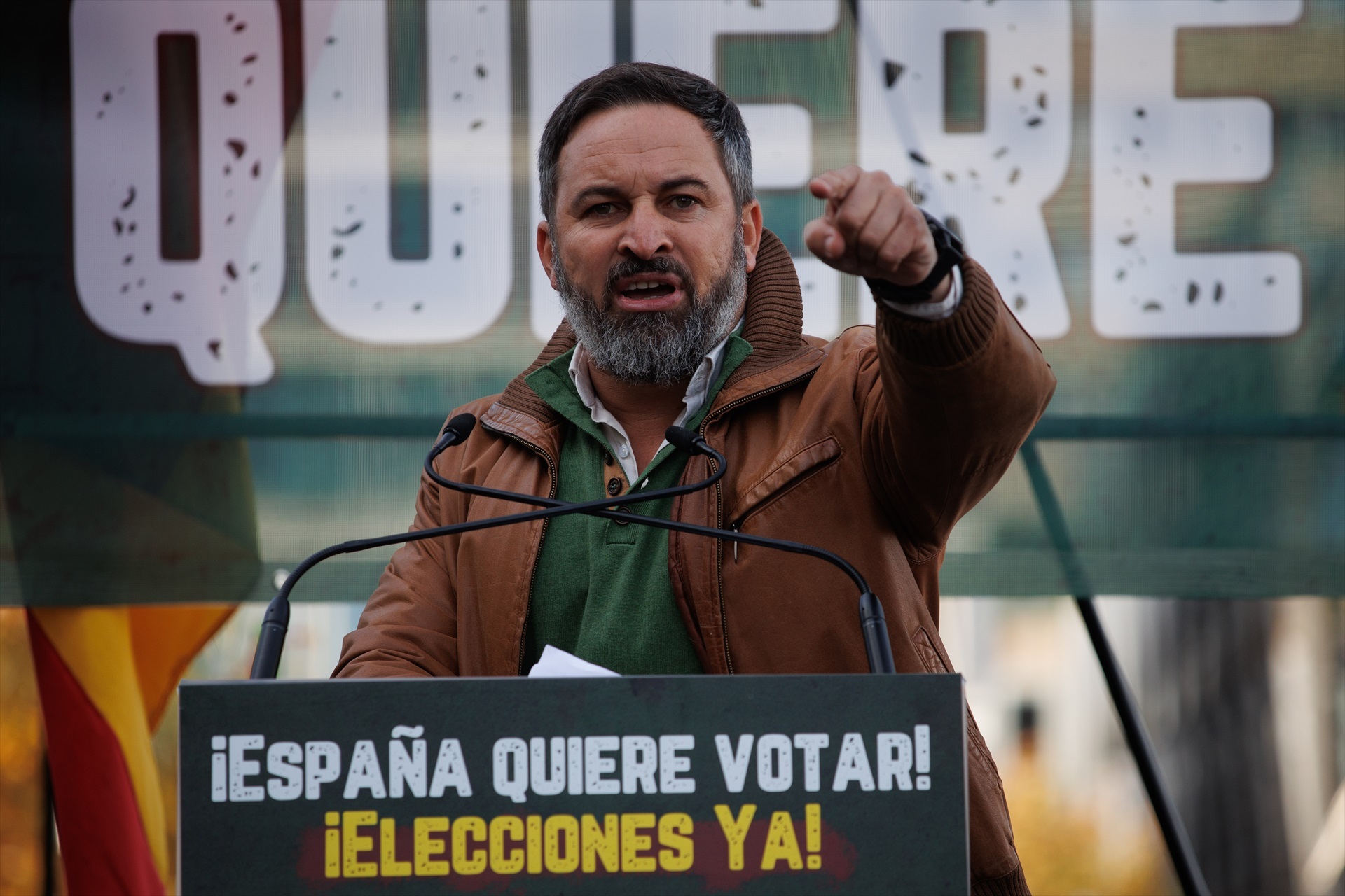 Santiago Abascal, líder de Vox. -Alejandro Martínez Vélez / Europa Press