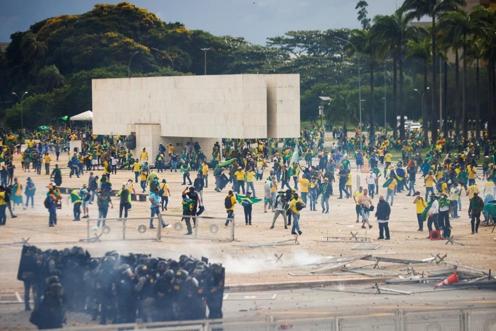 Seguidores del ultra Jair Bolsonaro han invadido el Congreso de Brasil en Brasilia. -Adriano Machado / REUTERS