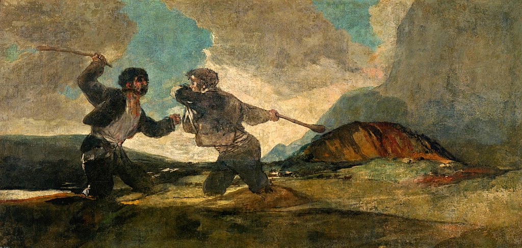 Duelos a garrotazos de Goya