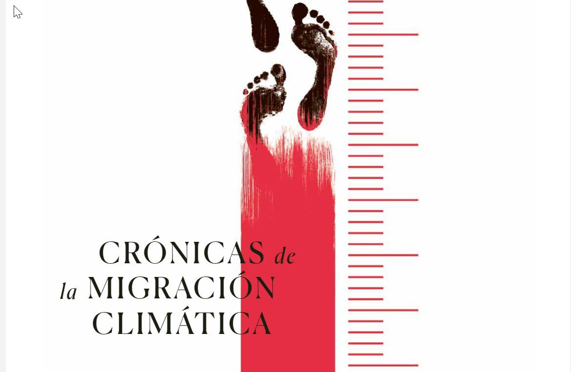 Detalle de la portada del especial 'Crónicas de la migración climática'.
