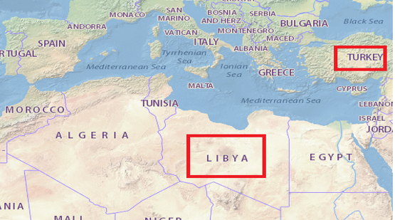 La farsa de "Paz" en Libia (I) y la "Patria Azul" de Turquía
