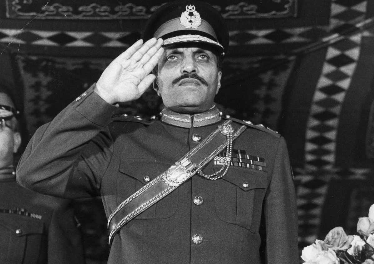 El general Muhammad Zia-Ul-Haq, presidente de Pakistán entre 1978 y 1988.