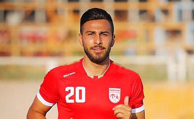 El futbolista Amir Nasr Azadani. -FIFPRO