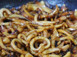 squid with onion recipe
