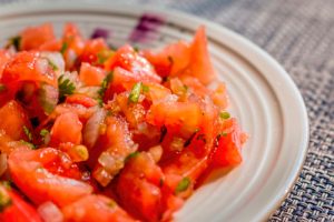 Ensalada marroquí de tomate.