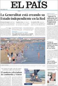 'El País', diario anti-indepe de la mañana