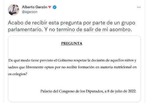Alberto Garzón contra Perfectus Detritus