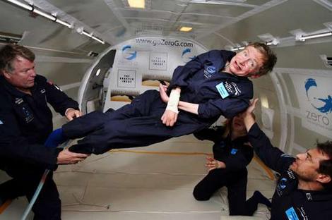 Hawking en el espacio