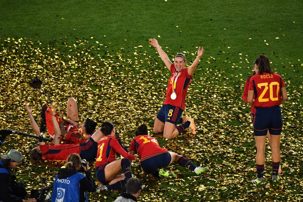 La selecció espanyola celebra el triomf al Mundial. Aapimage / Dpa / EP