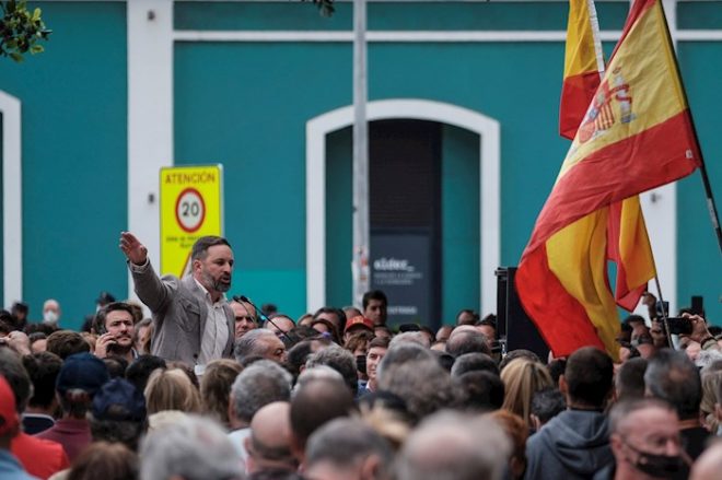 Santiago Abascal, en Las Palmas de Gran Canaria.- Europa Press