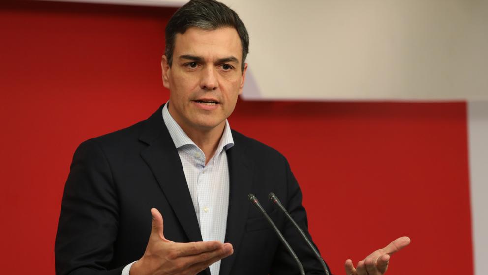 [PSOE] Comparecencia de Pedro Sánchez para explicar la Moción de Censura. Sa%CC%81nchez