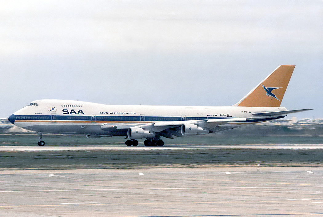 Boeing 747-244B Combi matrícula ZS-SAS (South African 295)
