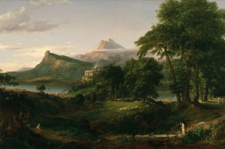 Arcadia vista por el pintor Thomas Cole (1834).