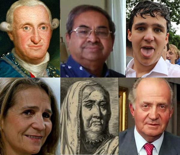 Las narices borbónicas de los primos indios del rey Juan Carlos refuerzan la idea del parentesco
