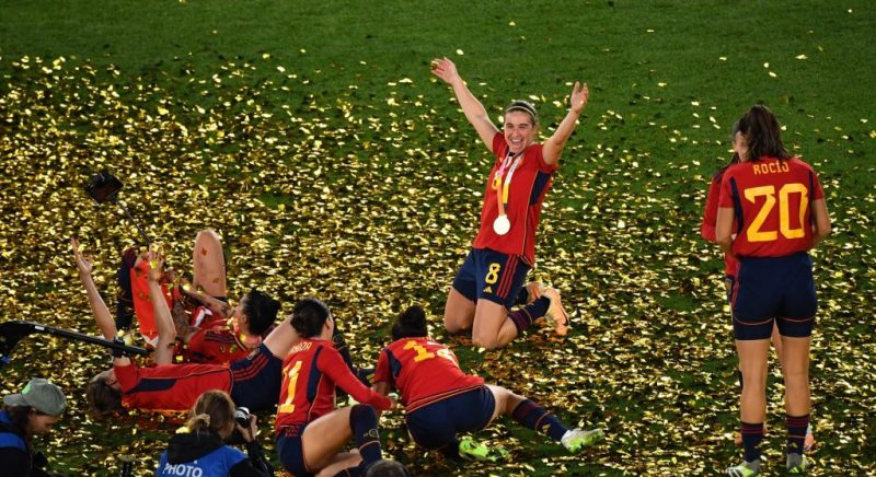 La selecció espanyola celebra el triomf al Mundial. Aapimage / Dpa / EP